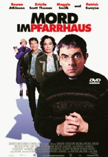 DVD-Cover: Mord im Pfarrhaus, mit Rowan Atkinson, Kristin Scott Thomas, Maggie Smith, Patrick Swayze, Tamsin Egerton, Liz Smith, Emilia Fox, ...